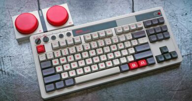 8BitDo Keyboard big buttons  hero image