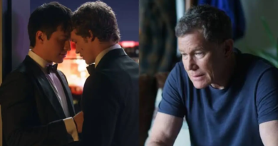 Dylan Walsh gets in trouble after spilling filming details