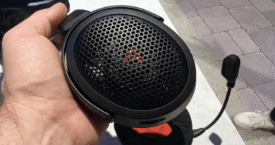 HyperX Cloud Alpha Air open back closeup