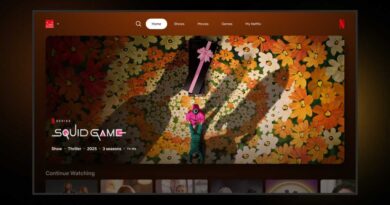Netflix home screen