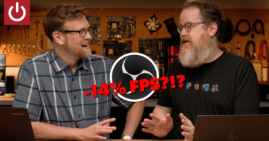 Adam and Will discussing OBS streaming
