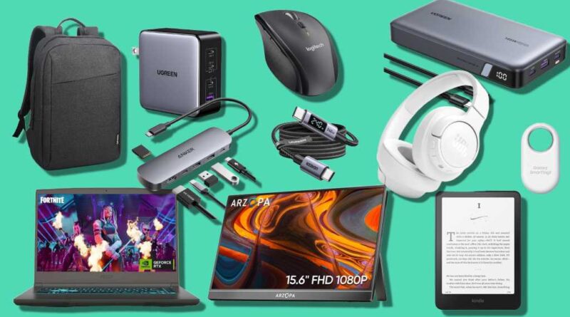 Collage of tech products