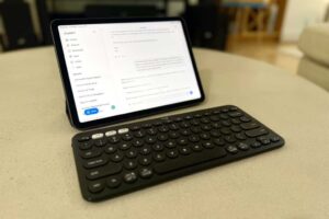 ChatGPT on a tablet