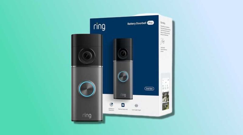 Ring Battery Doorbell 4K Pro