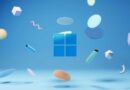Windows 11 Logo with celebration background