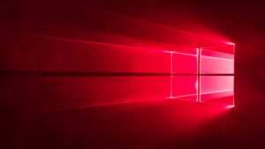 Windows 10 wallpaper red