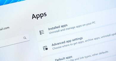 Windows 11 installed apps settings screenshot stylized