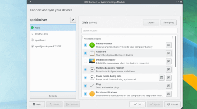 KDE Connect