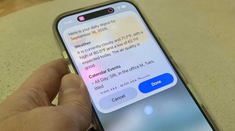 iPhone daily digest