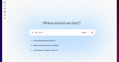 Google Gemini app for Windows signed in