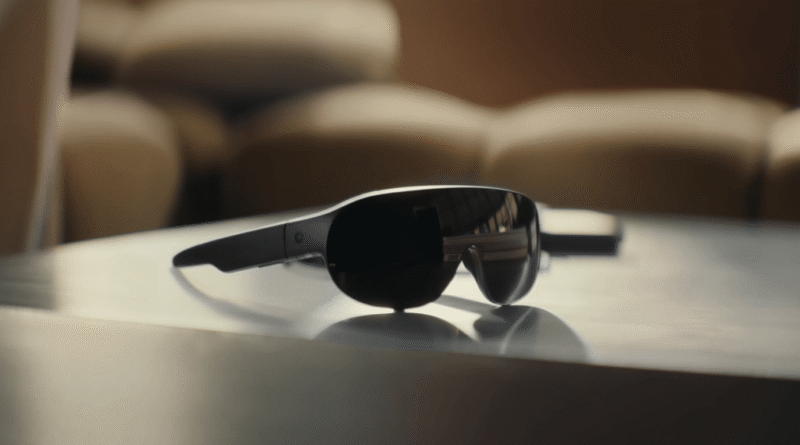 Meta VR Glasses on a table, notably without any controllers or games