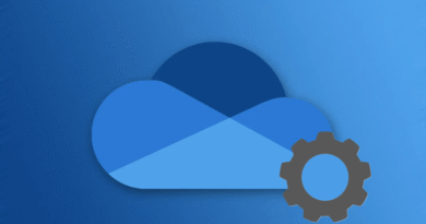 Microsoft OneDrive logo with gear