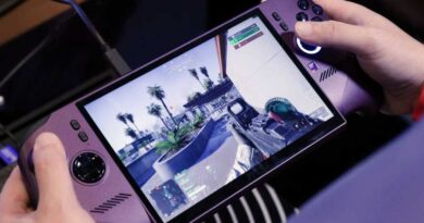 MSI Claw 8 EX AI+ being played at Computex 2026