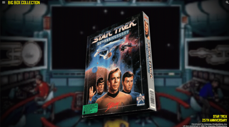 Star Trek game box from the Big Box Collection