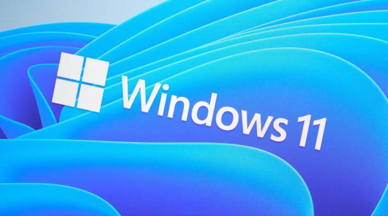 Windows 11 logo skewed captured from laptop screen