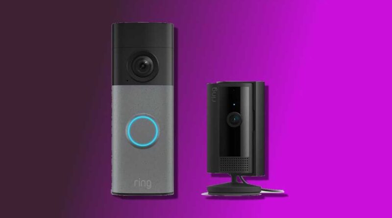 Ring Battery Doorbell and Indoor Cam