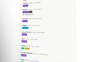 List of top TV shows